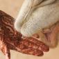 View the image: Mehndi on hand with camel