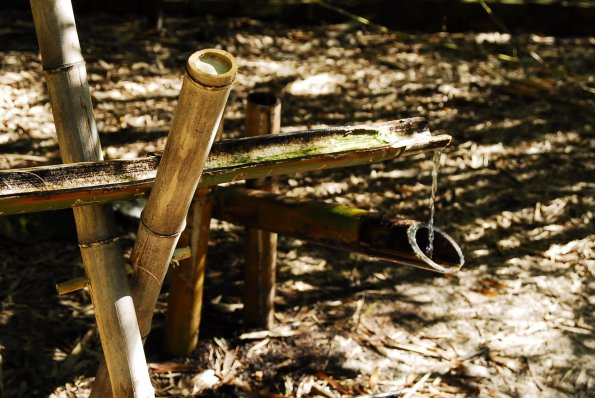 A Shishi odoshi Water Fountain