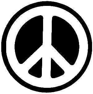 Sticker #317 Peace Sign #RV