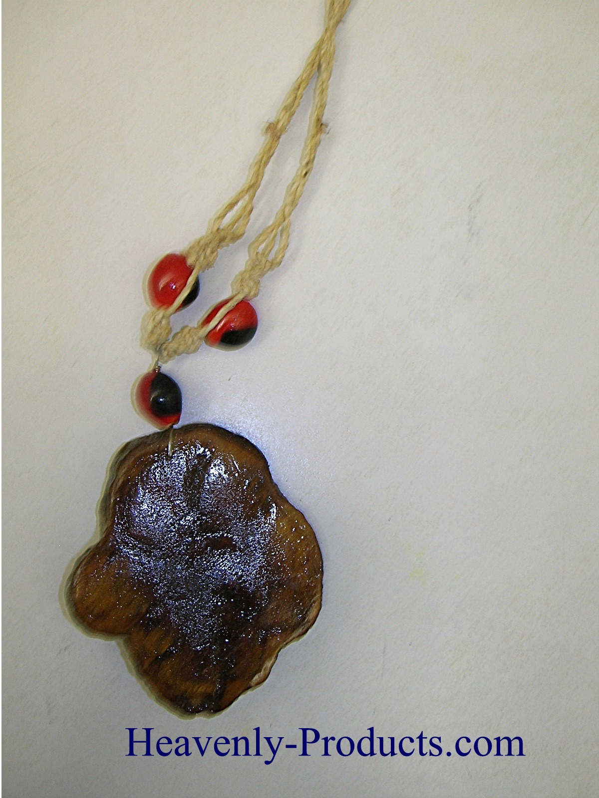Black Banisteriopsis caapi Pendant Necklace #BK-14- SOLD