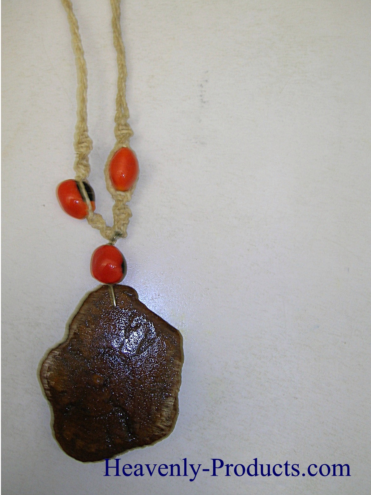 Black Banisteriopsis caapi Pendant Necklace #BK-16- SOLD