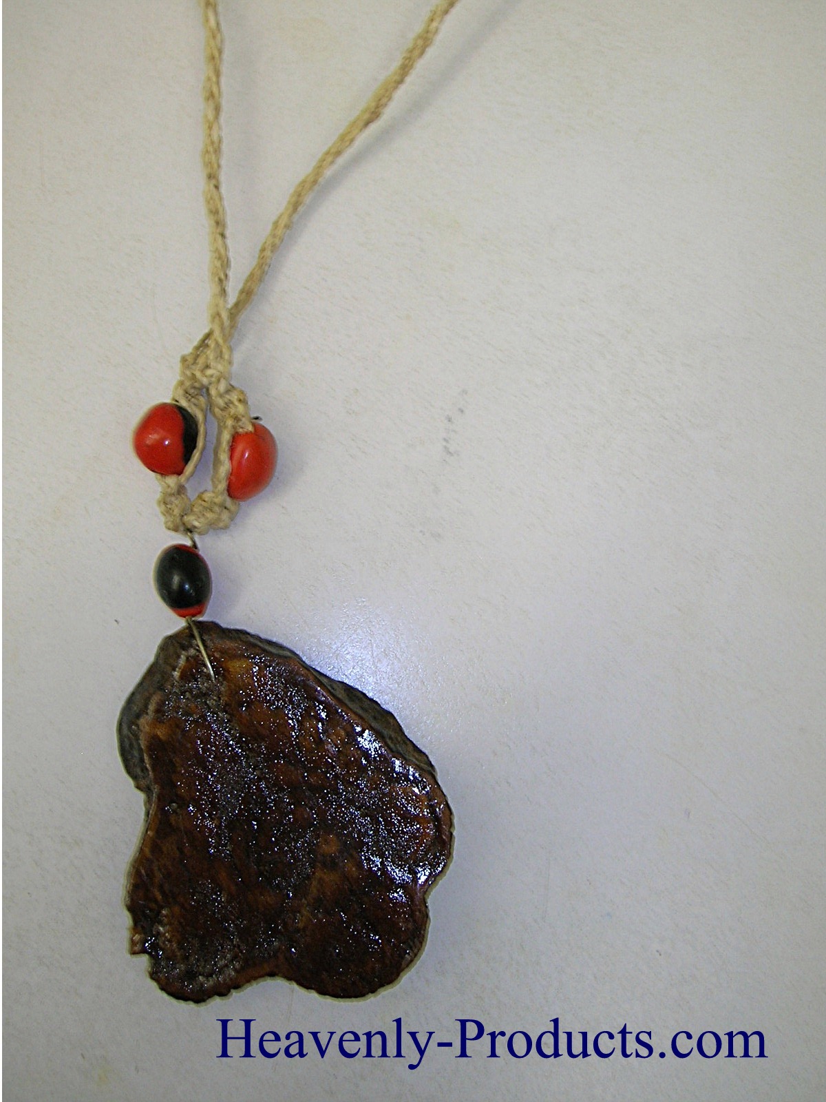 Black Banisteriopsis caapi Pendant Necklace #BK-17- SOLD
