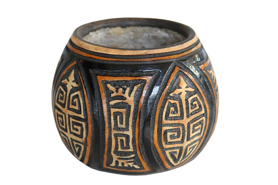 Yerba Mate or Ayahuasca- Mozaic Gourd