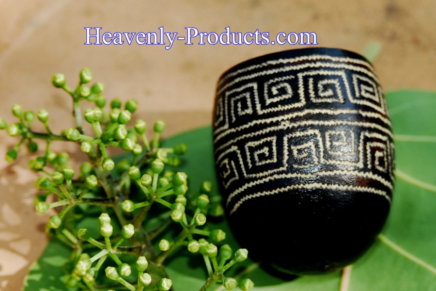 Ayahuasca Drinking Hand Carved Cups- #AB-02- SOLD