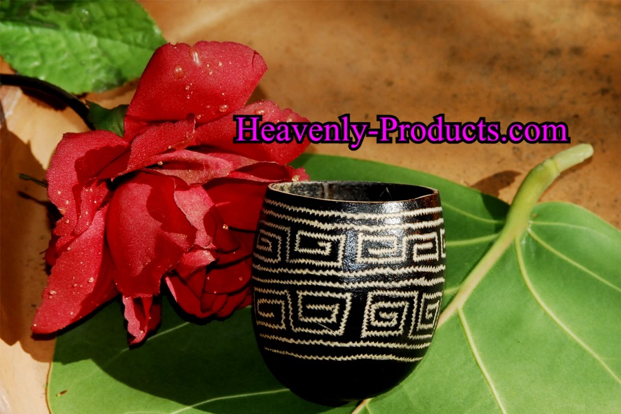 Ayahuasca Drinking Hand Carved Cups- #AB-07- SOLD