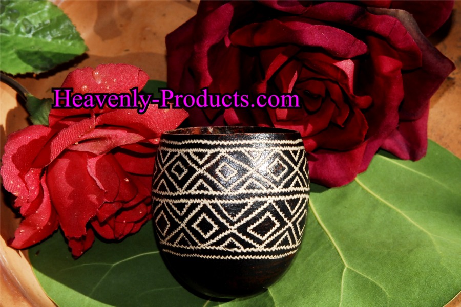 Ayahuasca Drinking Hand Carved Cups- #AB-09- SOLD
