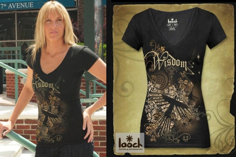 Looch Counterculture Shirt- Wisdom- Female- Size M- SOLD