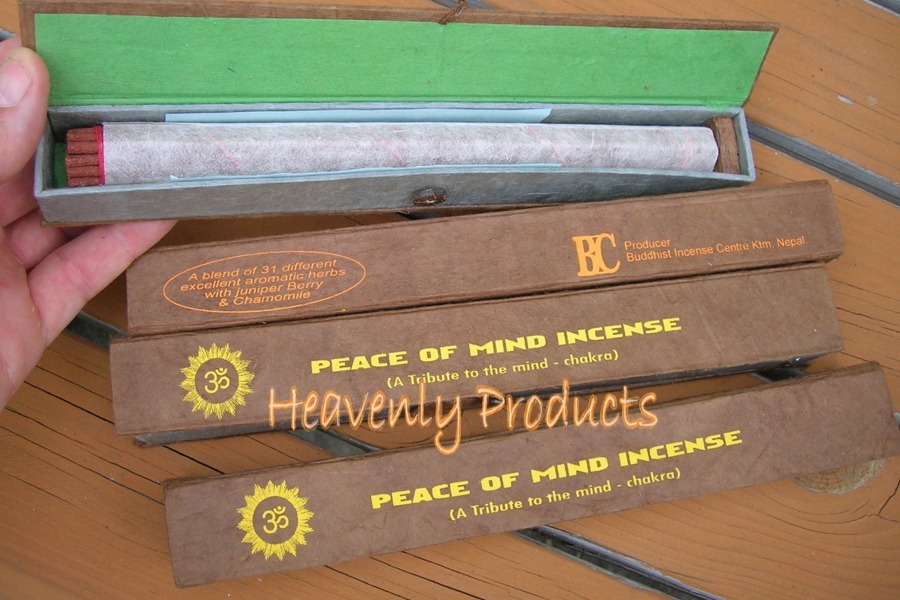 Tibetan Peace Of Mind Incense- 27 Sticks 9"L