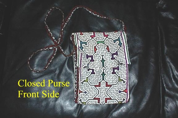 Painted Textile Purse- SOLD