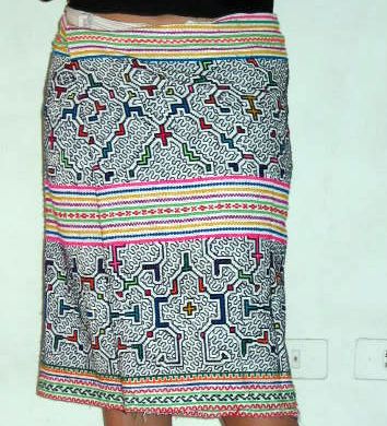 Shipibo Conibo Embroidered Skirt- #002- SOLD
